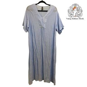 JustFashion Now XXL Women’s blue lightweight dress Pit to Pit 23” PRELOVED